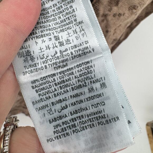 GUESS Bodycon Dress Womens XS Brown Rio Snake Print 40th Anniversary Edition NEW - Picture 8 of 12